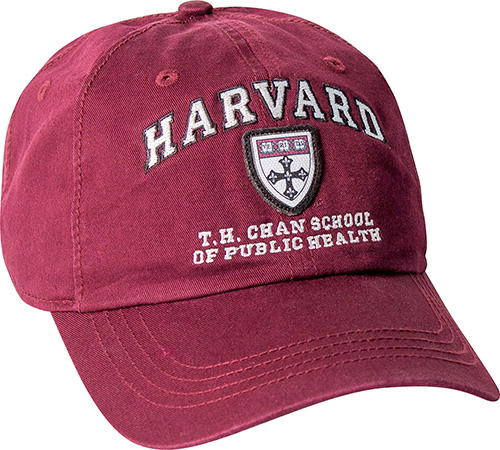 Harvard T H Chan School Of Public Health Washed Twill Hat