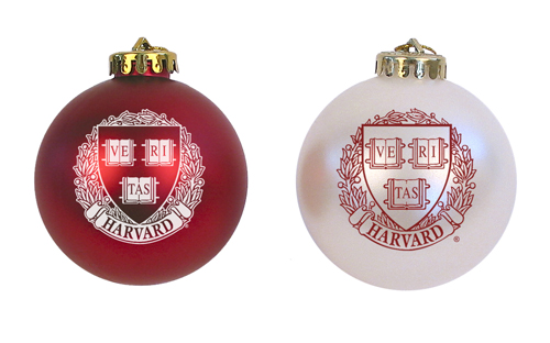 harvard shatterproof ornaments maroon white set of 2 harvard shatterproof ornaments maroon white set of 2