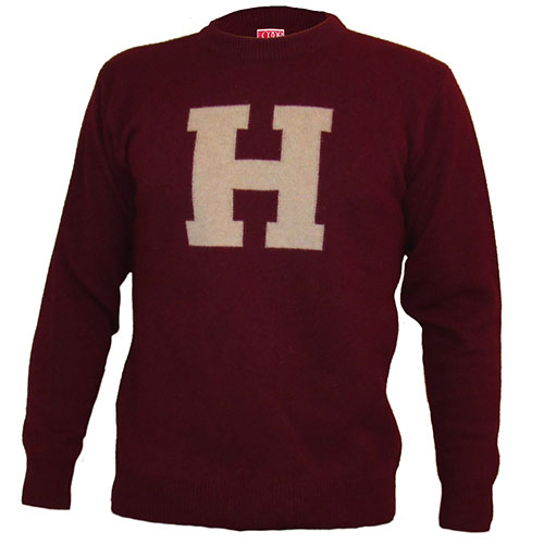 harvard lambswool sweater with